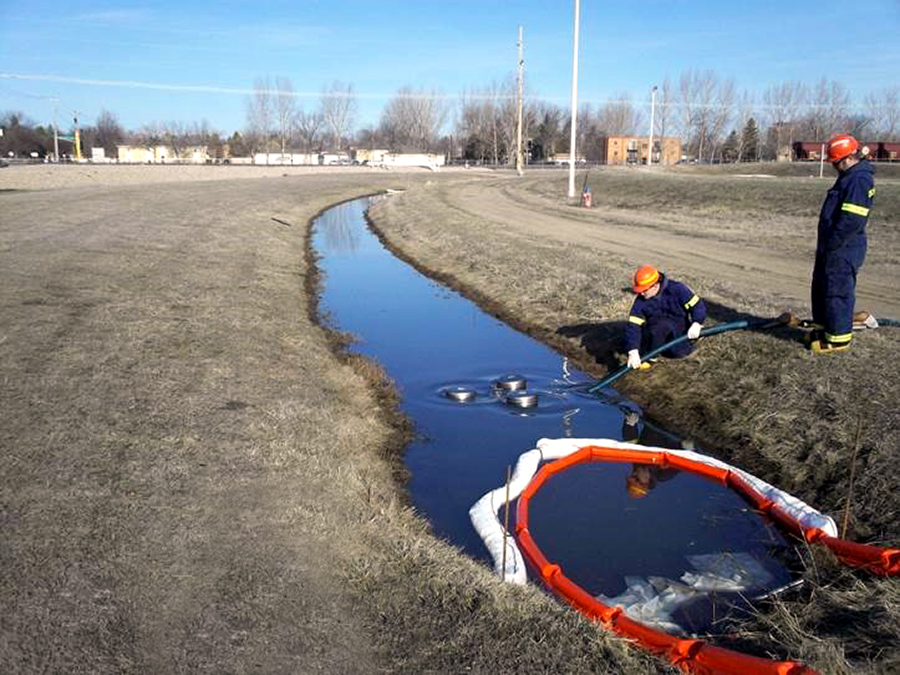 Jet Fuel Spill Response at Pipeline Terminal WCEC West Central